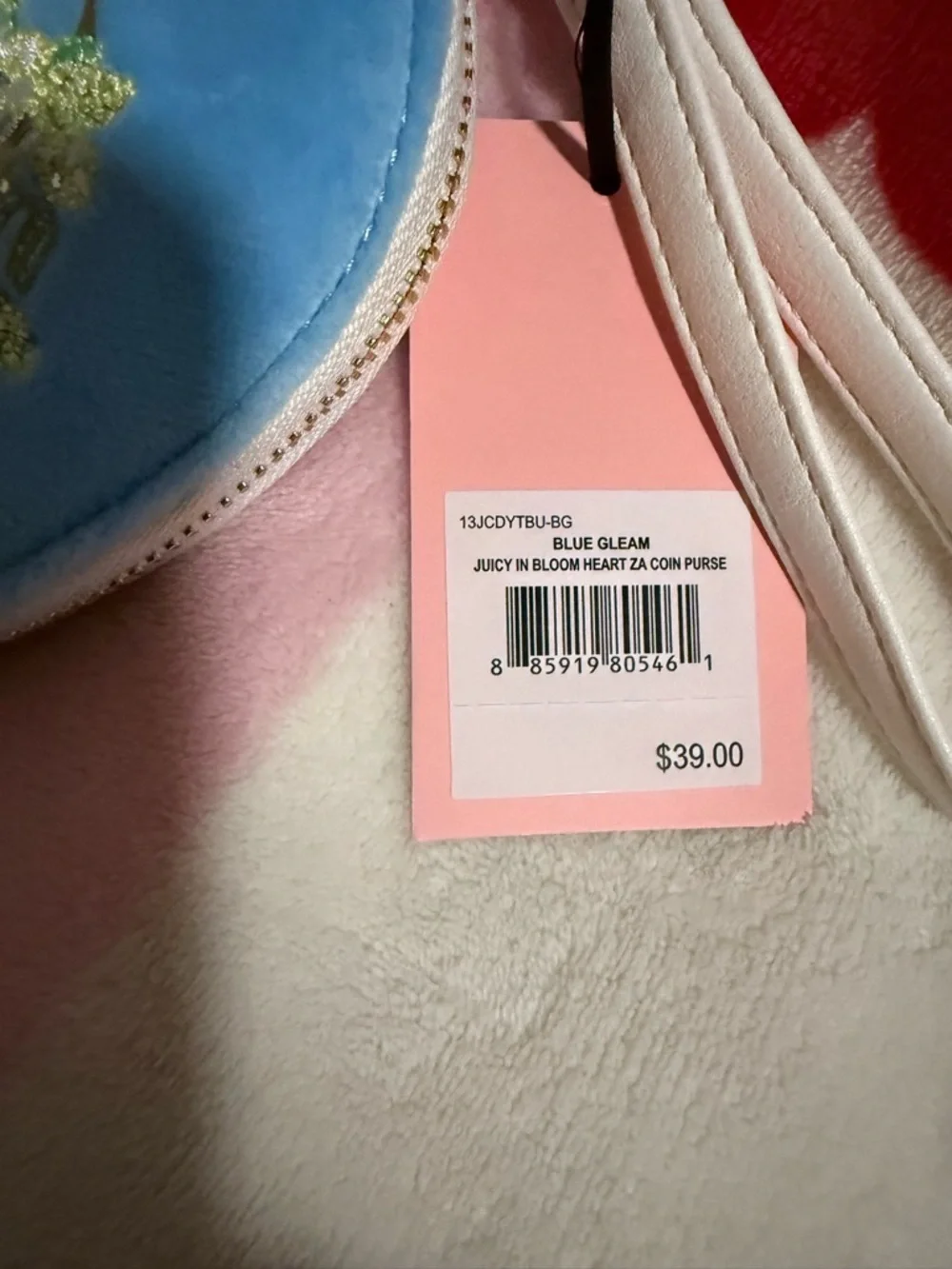 Juicy Couture heart shaped